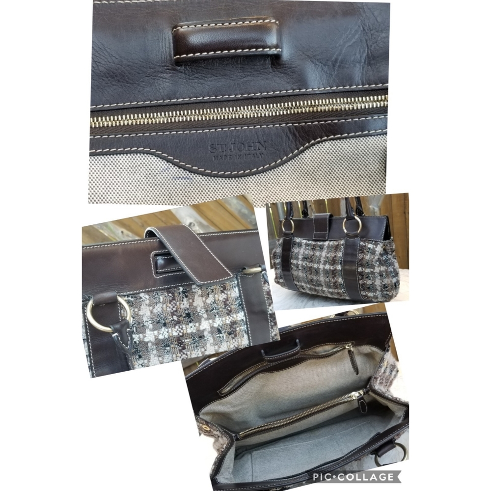 Lovely St. John Collection  Jacquard handbag - Picture 16 of 16